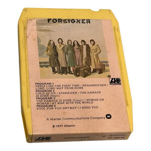 Foreigner Self-Titled 8 Track Tape Cartridge TP 18215 1977